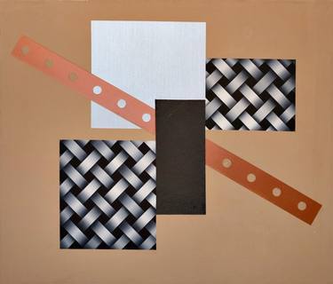 Original Abstract Geometric Paintings by Sara Sonas