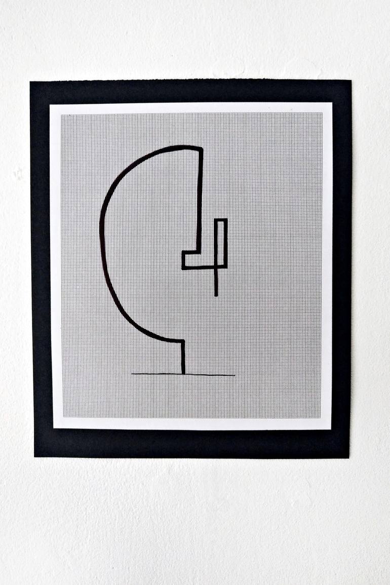 Original Abstract Geometric Drawing by Sara Sonas