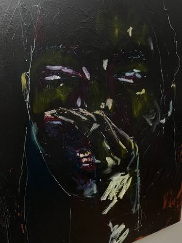 Original Expressionism Portrait Paintings by Micah Chaim Thomas