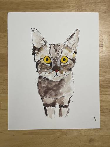 Print of Pop Art Cats Paintings by Micah Chaim Thomas