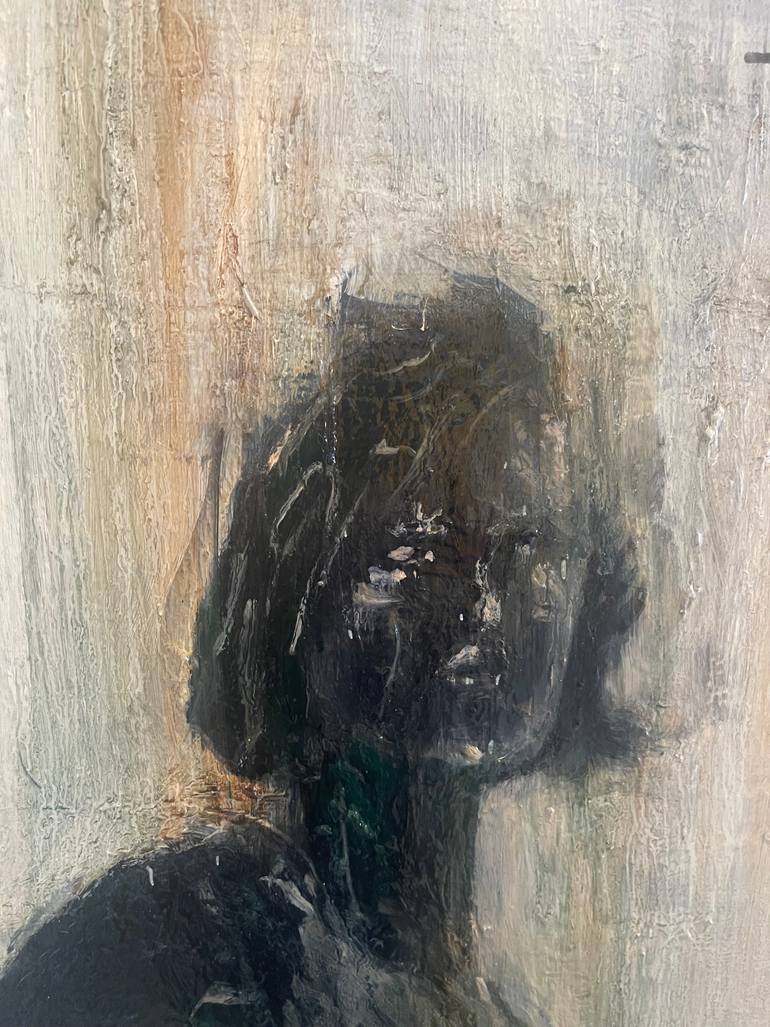 Original Abstract Expressionism Women Painting by Micah Chaim Thomas