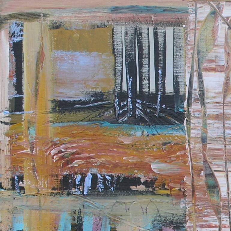 Original Abstract Expressionism Abstract Painting by Loretta Kaltenhauser