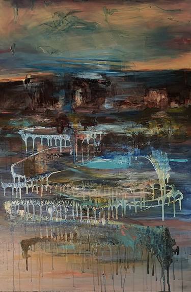 Original Abstract Landscape Paintings by Mary Morgan