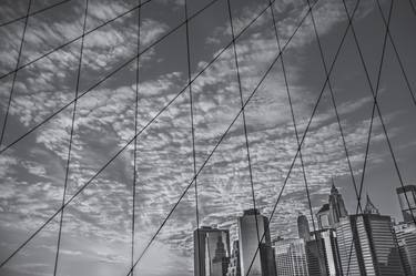 New York from the Brooklyn Bridge (105x70 cm) - Limited Edition of 200 thumb