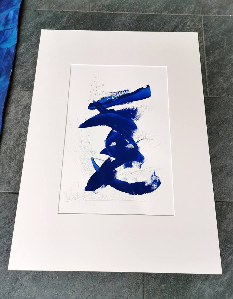 Original Calligraphy Abstract Painting by Larissa Lae