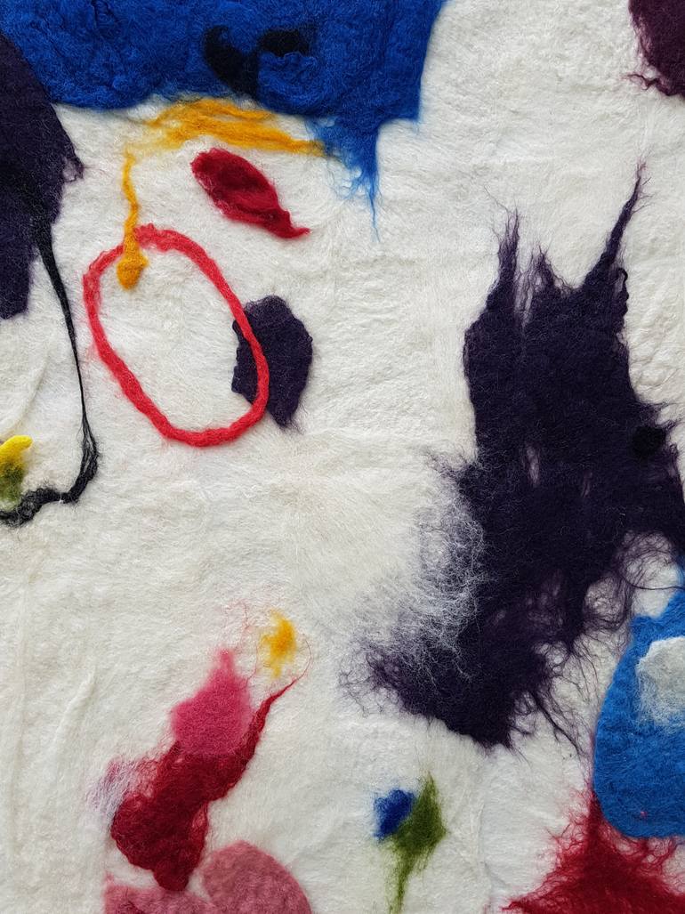 Original Abstract Expressionism Abstract Collage by Emma Aslow