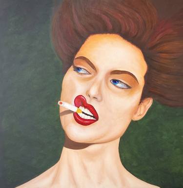 Original Portraiture Women Paintings by Jeremy Hubball