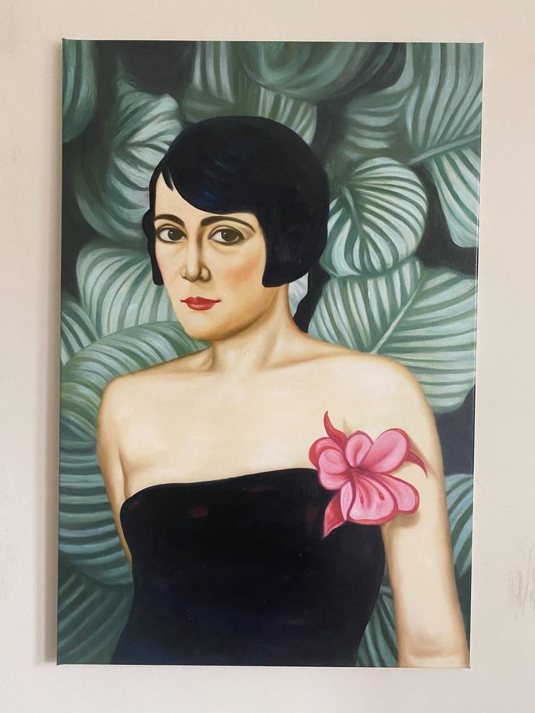 Original Art Deco Women Painting by Wilhem VON KALISZ