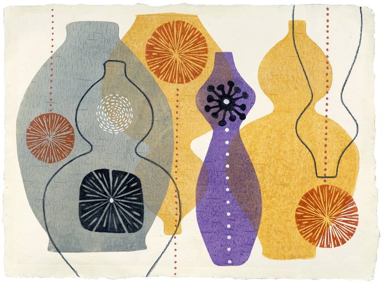 Print of Contemporary Abstract Printmaking by Beth Adler
