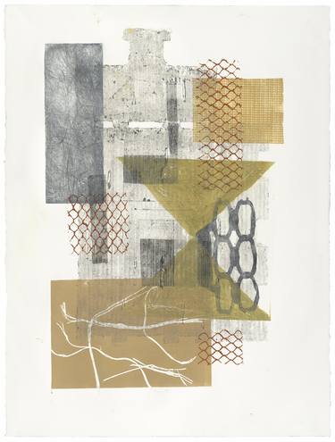Original Conceptual Abstract Printmaking by Beth Adler