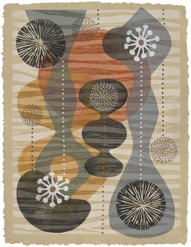 Original Abstract Printmaking by Beth Adler