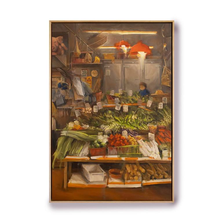 Original Contemporary Food Painting by Heidi Lai