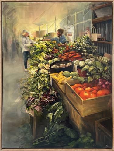 Original Fine Art Rural life Paintings by Heidi Lai