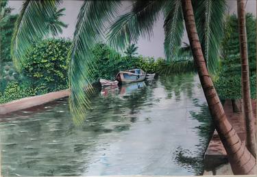 Original Realism Places Painting by Deepal Abayawardana