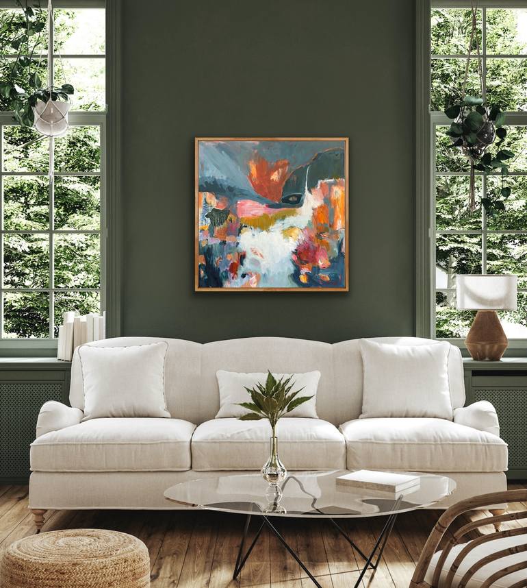 Original Abstract Landscape Painting by Robyn Mcmullan