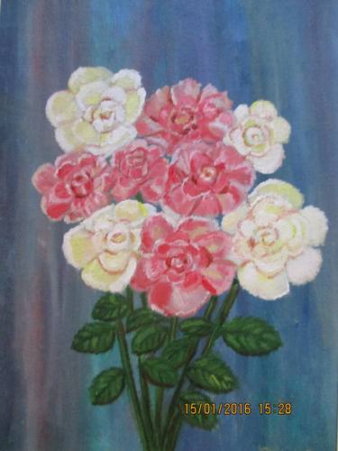 Original Floral Paintings by Suma GV