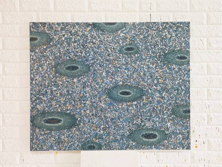 Original Abstract Expressionism Nature Painting by Eunha Jang