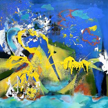 Original Abstract Expressionism Nature Paintings by eunha Jang
