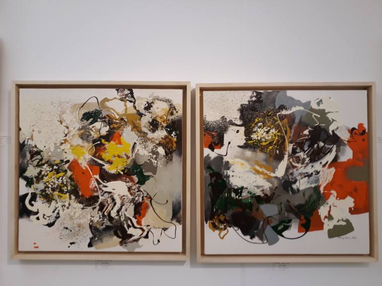 Original Abstract Nature Painting by Eunha Jang