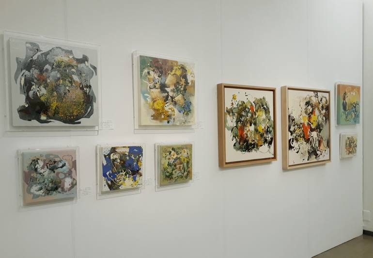 Original Abstract Nature Painting by Eunha Jang