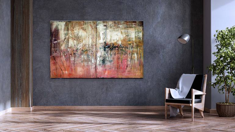 Original Abstract Painting by Iwona Borkowska