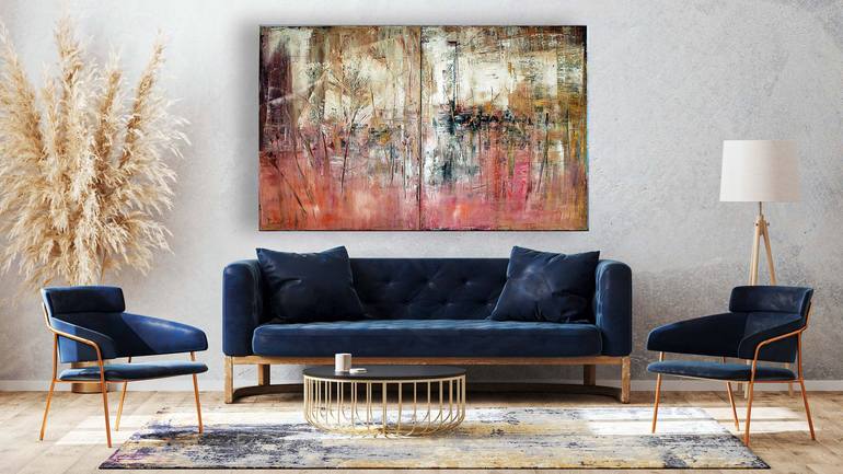 Original Abstract Painting by Iwona Borkowska