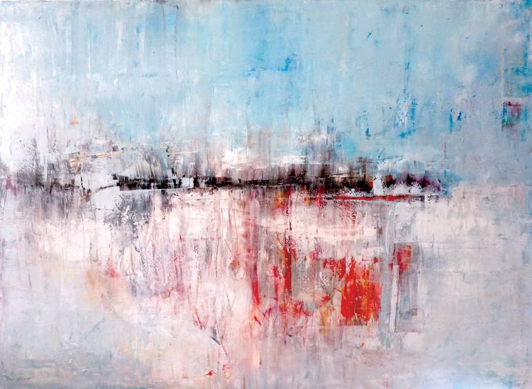 Original Conceptual Abstract Painting by Iwona Borkowska