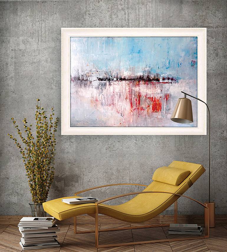 Original Conceptual Abstract Painting by Iwona Borkowska