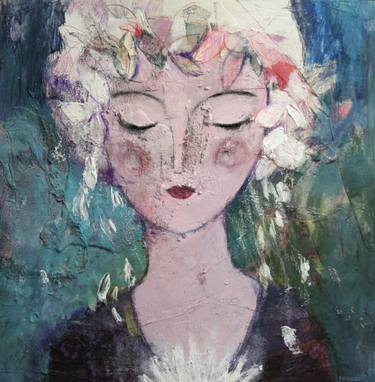 Original Figurative Fantasy Painting by Cristina Perello
