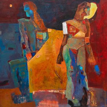 Print of Figurative People Paintings by Ciprian Antoci
