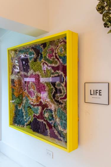 Original Abstract Botanic Mixed Media by Jvn Clrk