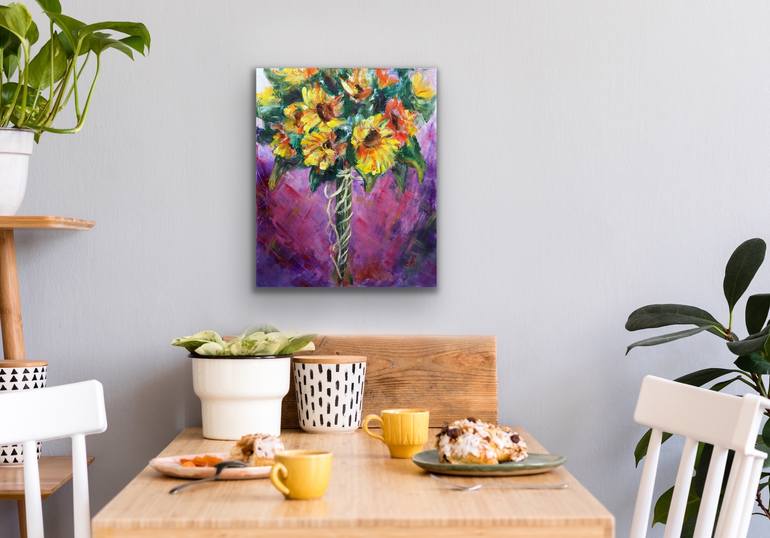 Original Expressionism Botanic Painting by Lia Amarta Ignatova