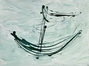 Print of Abstract Boat Paintings by SungHee Kim