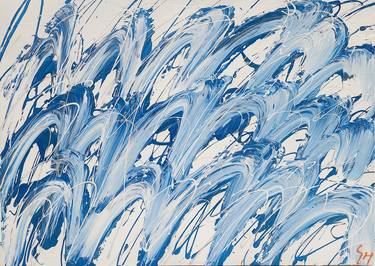 Print of Abstract Water Paintings by SungHee Kim