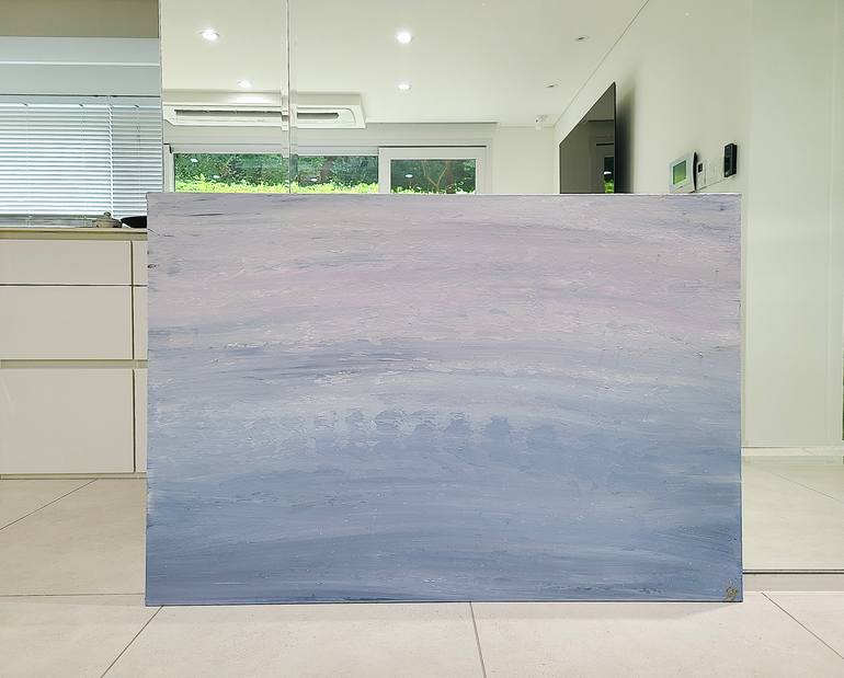 Original Abstract Seascape Painting by Sunghee Kim