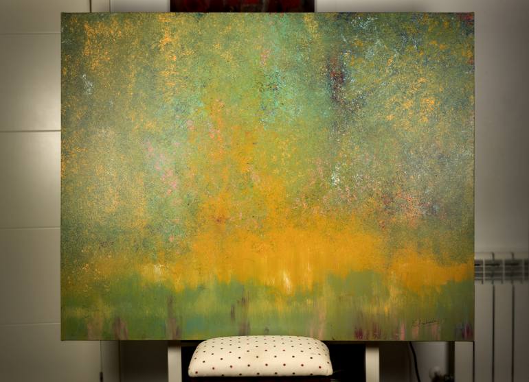 Original Abstract Landscape Painting by Enrique Andrada
