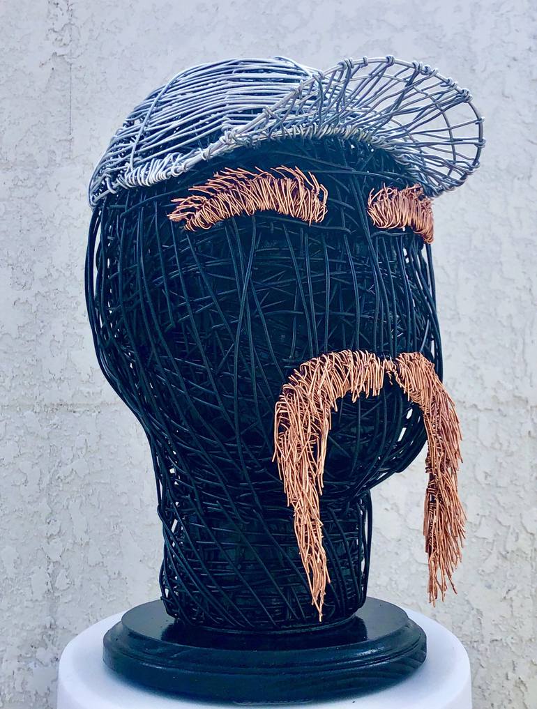 Original 3d Sculpture Men Sculpture by Patricia  Gibson