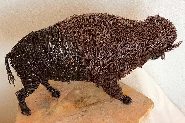 Original Animal Sculpture by Patricia  Gibson