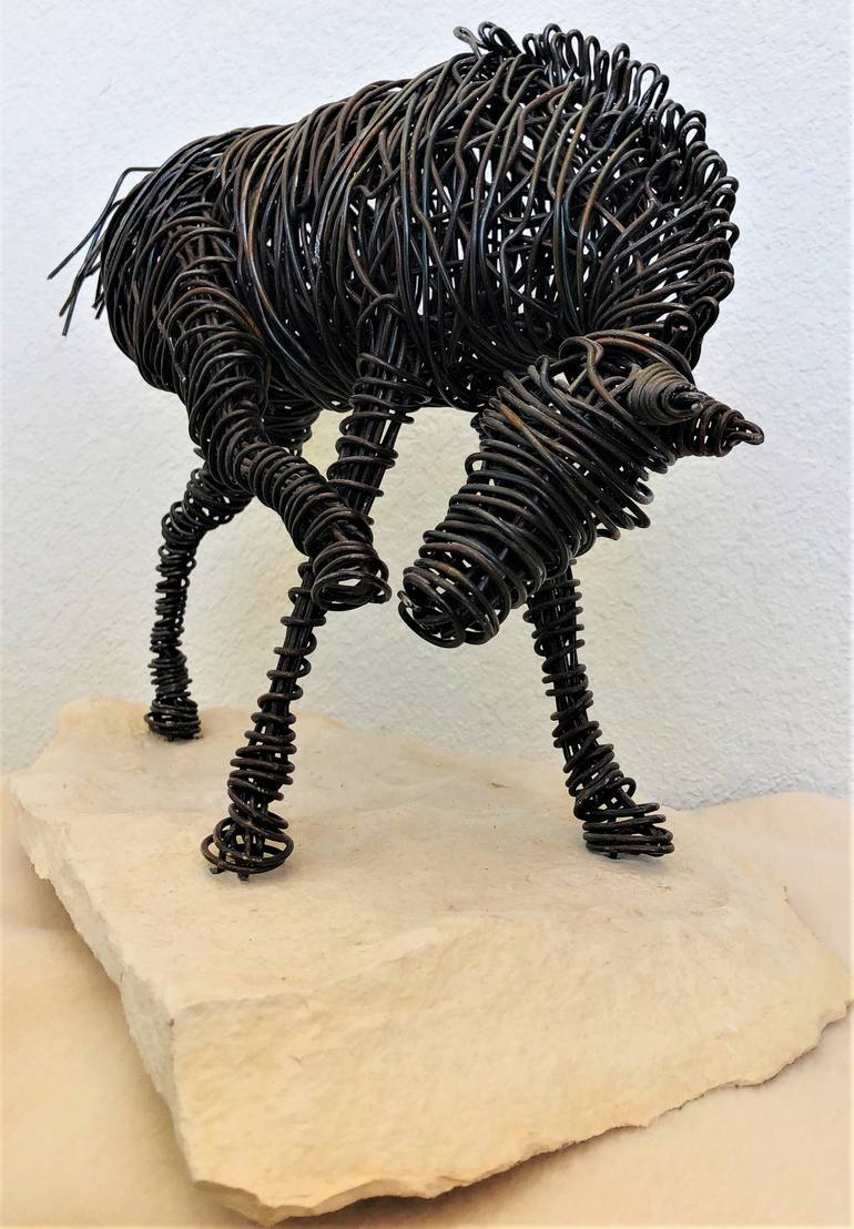 Original Conceptual Animal Sculpture by Patricia  Gibson