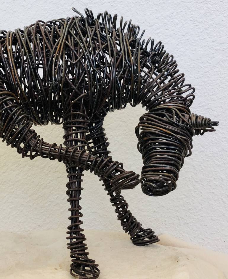 Original Animal Sculpture by Patricia  Gibson