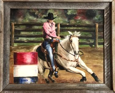 Original Conceptual Horse Paintings by Patricia Gibson