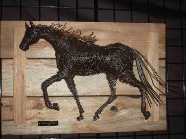 Original Conceptual Horse Sculpture by Patricia Gibson
