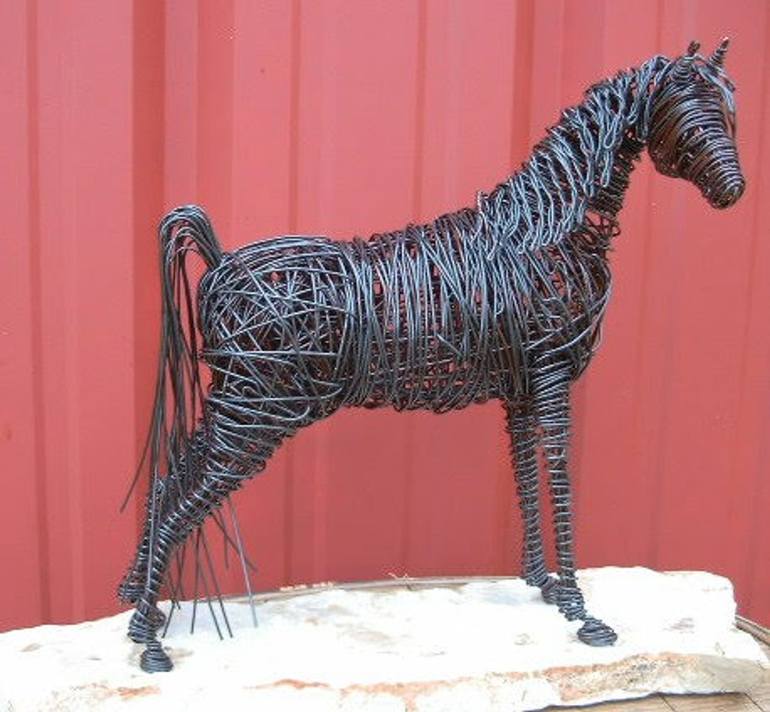 Original Conceptual Horse Sculpture by Patricia  Gibson