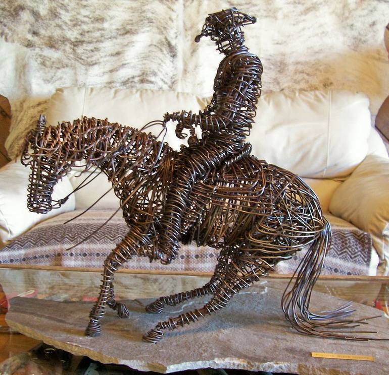 Original Horse Sculpture by Patricia  Gibson