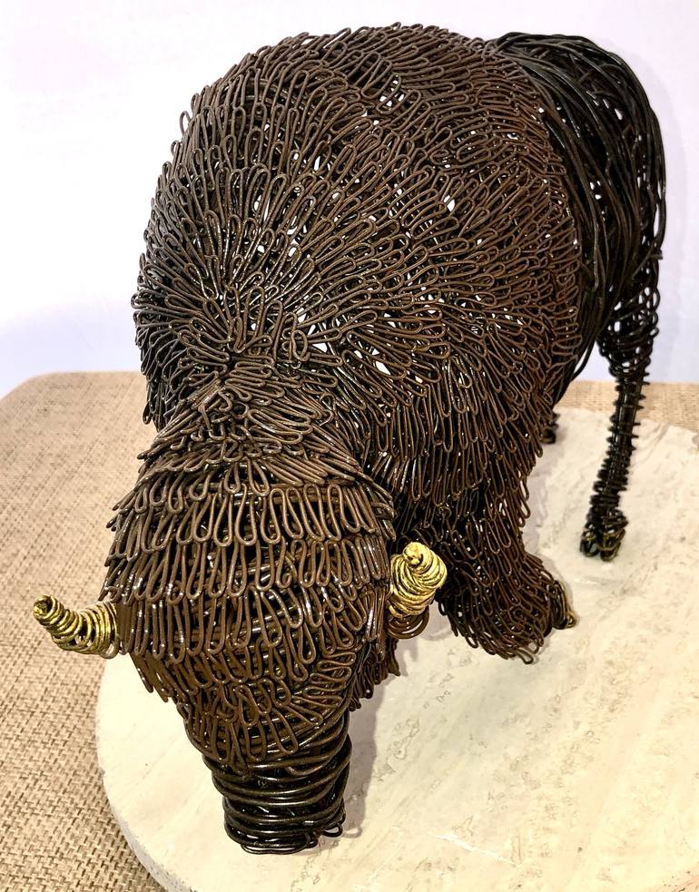 Original Animal Sculpture by Patricia  Gibson