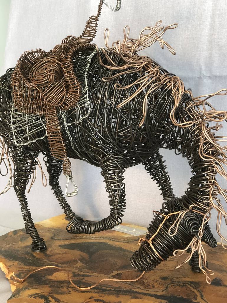 Original Horse Sculpture by Patricia  Gibson