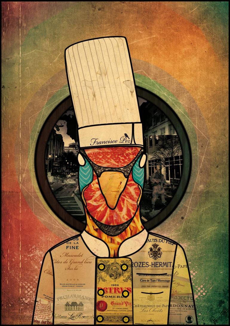 Distortion of identities : portrait 9 Digital by Francisco Pez