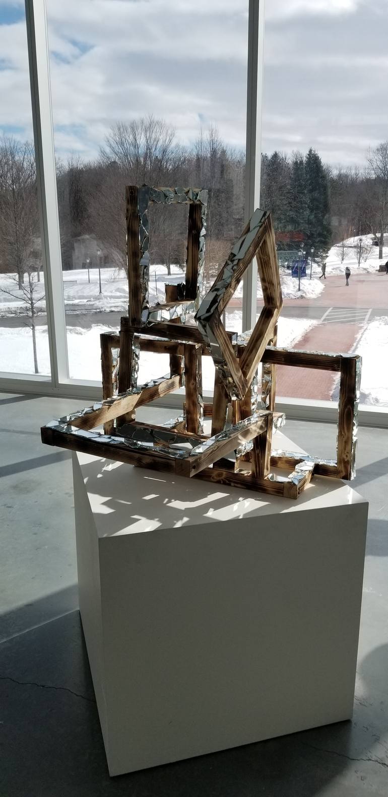 Original Cubism Abstract Sculpture by Kirubel Tesfaye