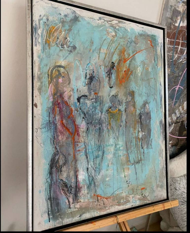 Original Figurative Abstract Painting by Gazvani art