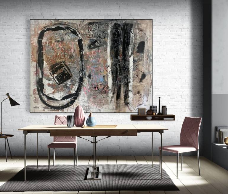 Original Abstract Expressionism Abstract Painting by Gazvani Art